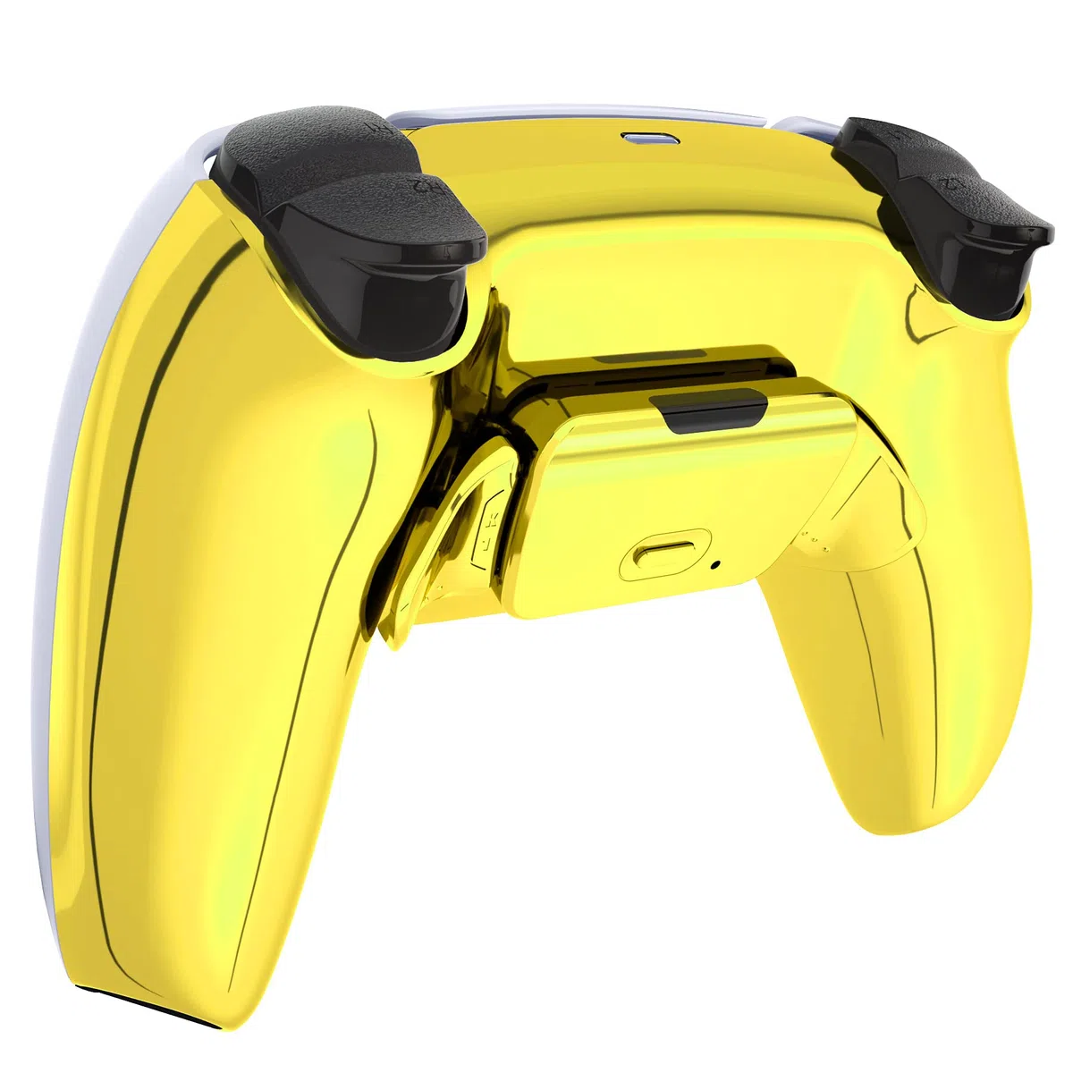 eXtremeRate Programable Rise 2.0 Remap Kit para ps5 Mando BDM-010&BDM-020 Actualización Board & Carcasa Trasera Diseñada & Botones Traseros Accesorios para ps5 Control-NO Incluye Mando(Dorado Cromo)