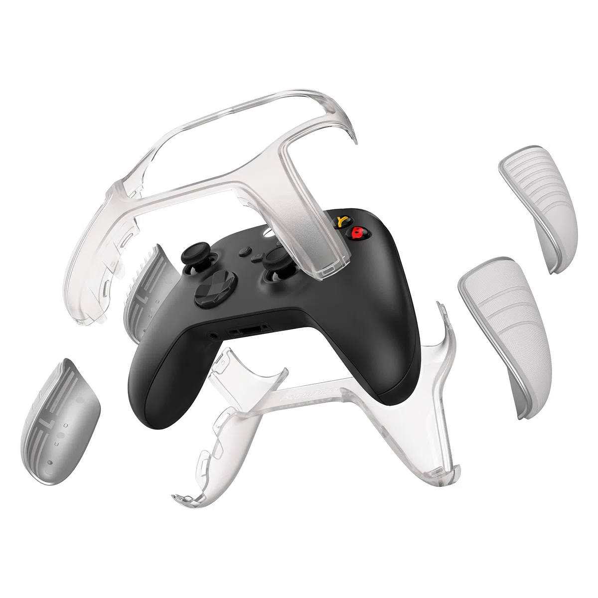 OtterBox - para Xbox Series X | S, Easy Grip Funda de proteccion anticaídas con agarre, para mando Microsoft - Blanco (Xbox Series X)