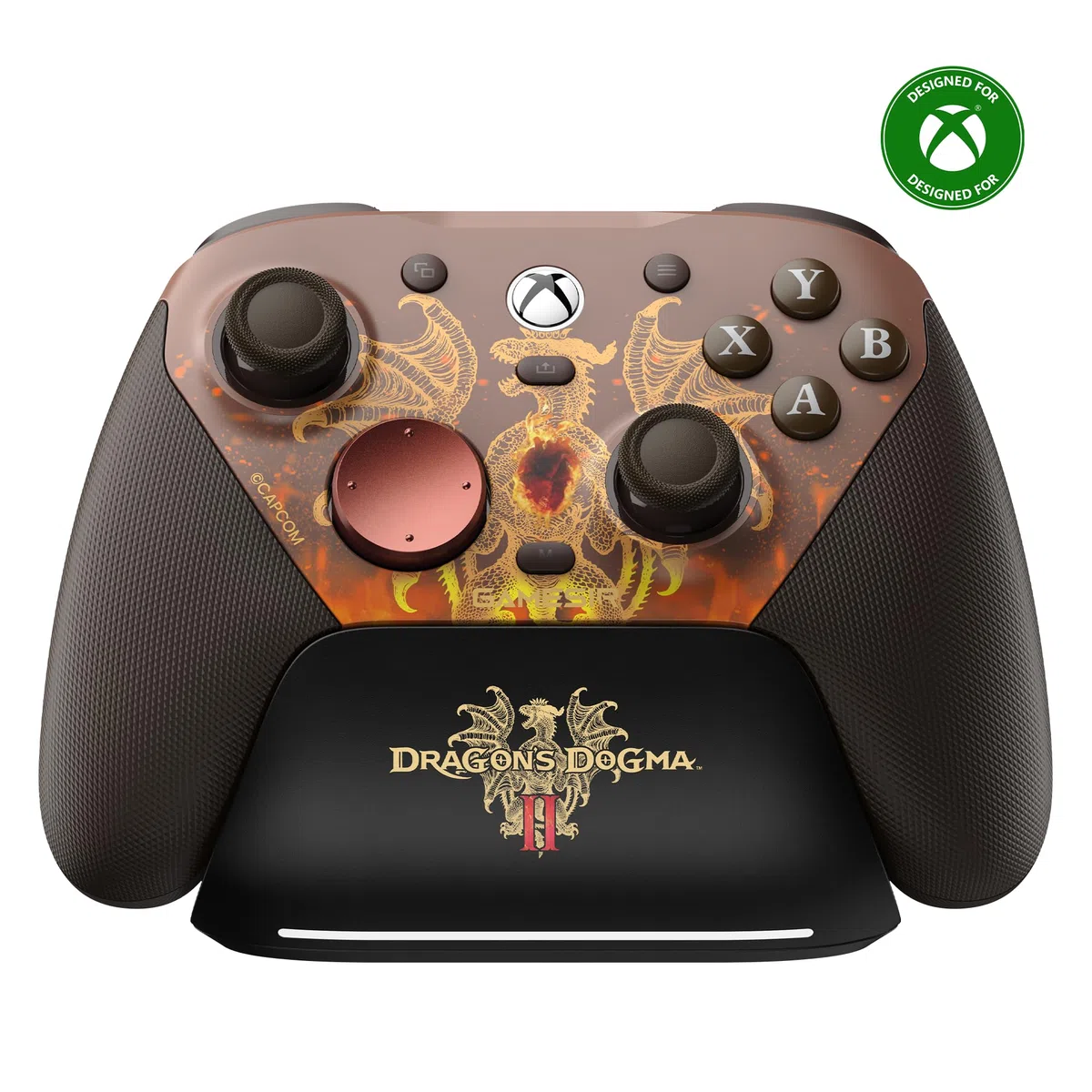 GameSir G7 Pro Mando con cable para Xbox Series X|S, mando inalámbrico para PC, joysticks TMR, gatillos de efecto Hall, frecuencia de sondeo de 1000 Hz (PC), base de carga, edición Dragon’s Dogma II