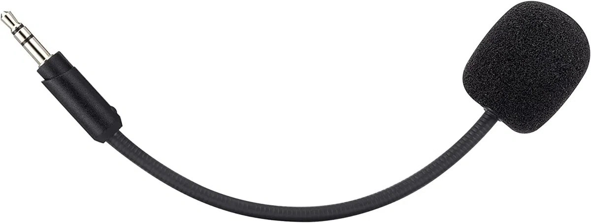 Micrófono de repuesto para auriculares Logitech G233 / G433 en PS4 PS5 Xbox One PC, micrófono desmontable de 3,5 mm
