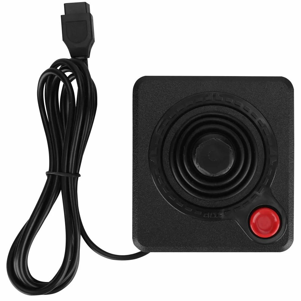 Nikou Joystick - Controlador de Joystick analógico 3D clásico Retro Resistente al Desgaste Control de Juego para A-tari 2600 A-tari 7800