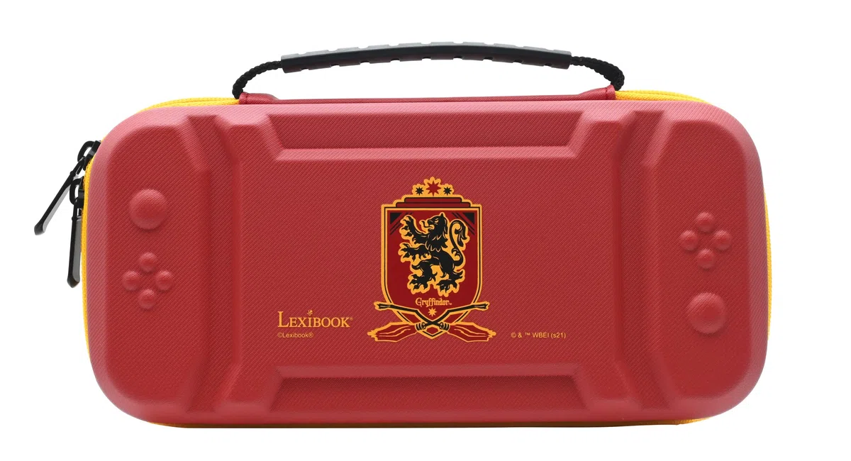Lexibook, Harry Potter, Funda Protectora para Consola y Accesorios, A Prueba de Golpes, Rojo, MFA62HP