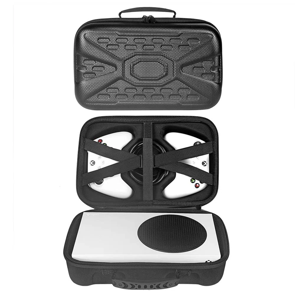 Yuhtech Estuche de Viaje para Xbox Series S Consola, Bolsa de Almacenamiento para Xbox Series S Consola, Controlador y Accesorios para Juegos