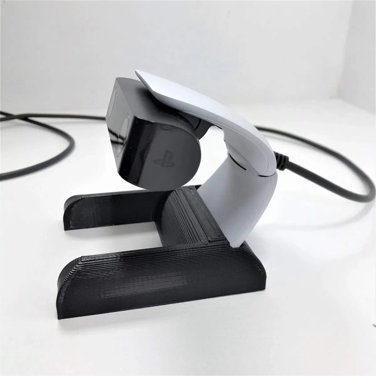 3D Cabin Soporte de Escritorio para cámara PS5 HD para PlayStation 5, Color Blanco