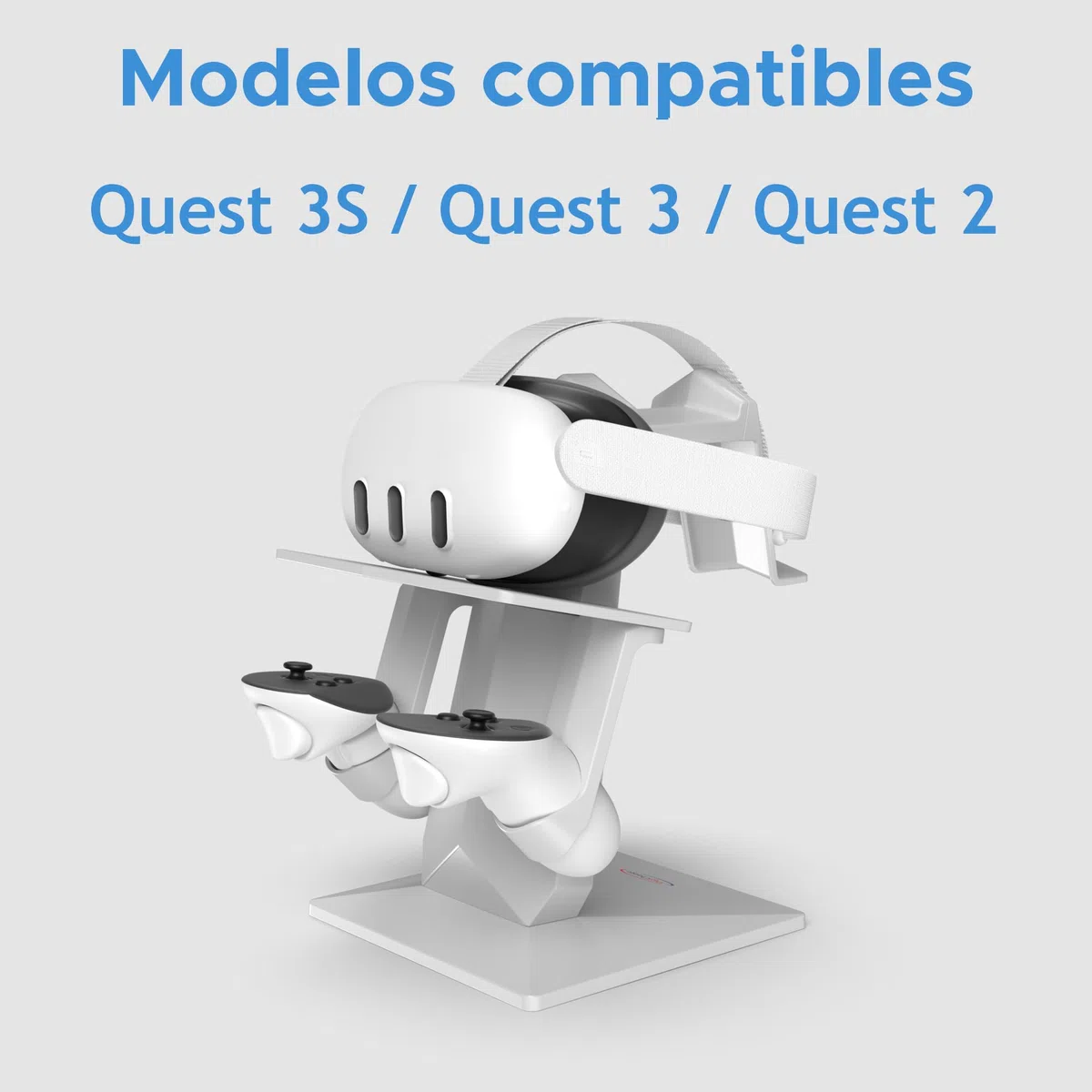 Digicharge Soporte de Auriculares VR para Meta Quest 3S, Quest 3, Oculus Quest 2 VR Mount Display Storage para Auriculares y Controladores táctiles