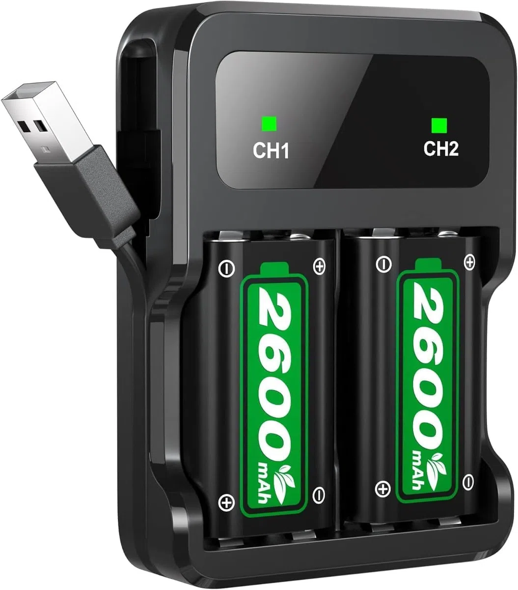 Batería para Xbox One/One S/X/Xbox Series X/S, 2.5 Horas de Carga Rápida Recargables Batería para Xbox Series X/S/Xbox One/One S/X/Xbox One Elite