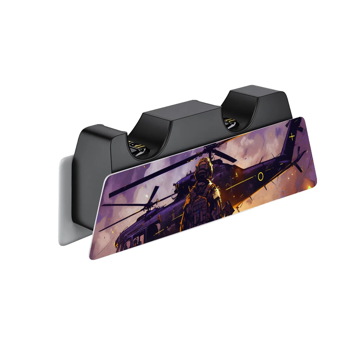 PlayVital Calcomanía Vinilo para ps5 Edición Disc - Pegatina Completa para Consola, Control, Estación de Recarga, Control Remoto y Audífonos, Skins Cubierta Protectora Adhesiva(Amanecer)