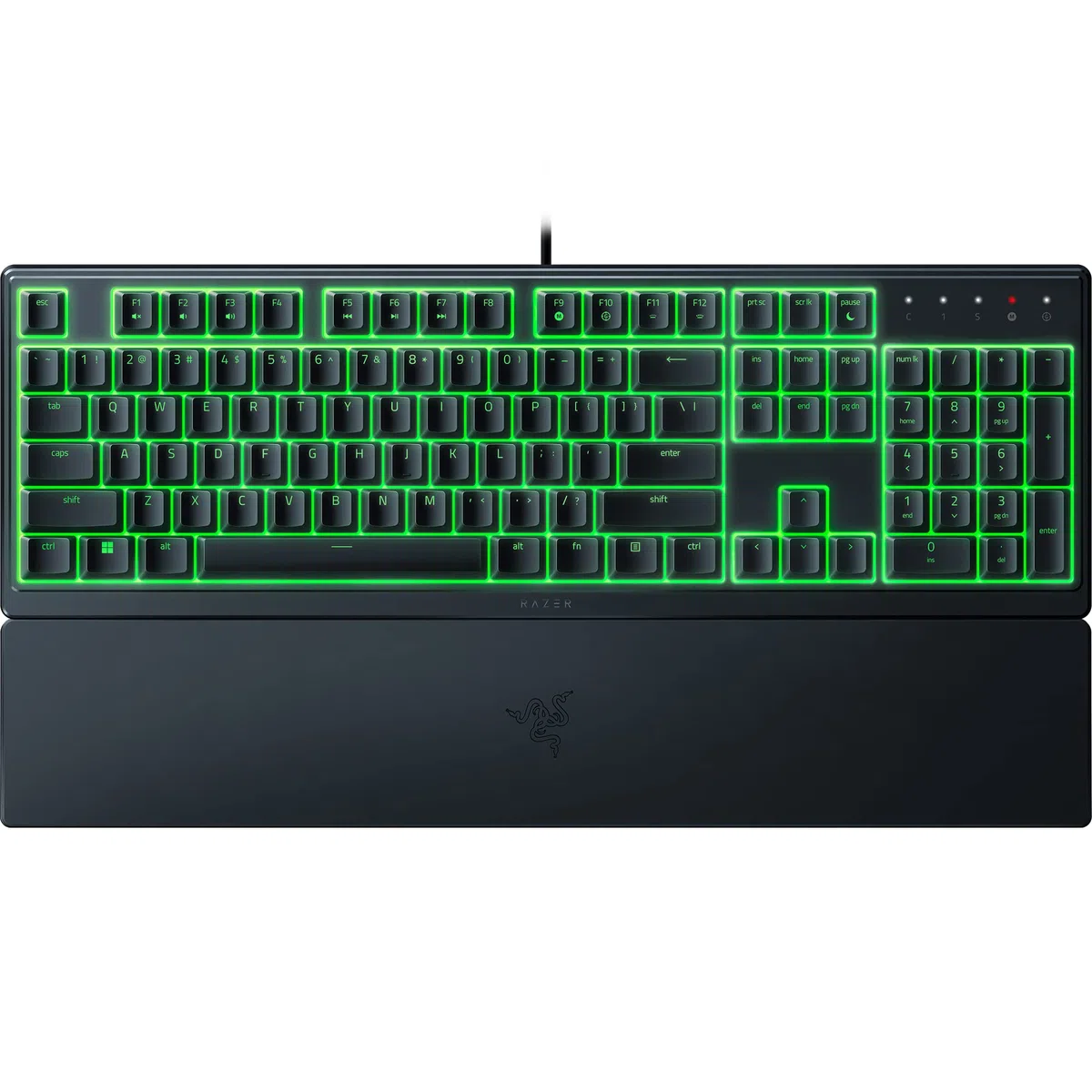 Razer Ornata V3 X - Teclado para Juegos de Bajo Perfil (Interruptores de Membrana Silenciosos, Teclas Recubiertas de rayos UV, Diseño Duradero y Resistente a Derrames) QWERTY Teclado ES | Negro