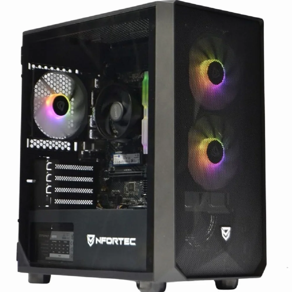 PC Gaming • TrendingPC • AMD Ryzen 7 5700g Pro 8X 3,80Ghz • 32Gb RAM DDR4 RGB • 1tb m.2 SSD • Tarjeta gráfica AMD Radeon Vega 8 Graphics • Windows 11 Pro • WiFi 6 & Bluetooth • USB 3.0 • pc Gamer