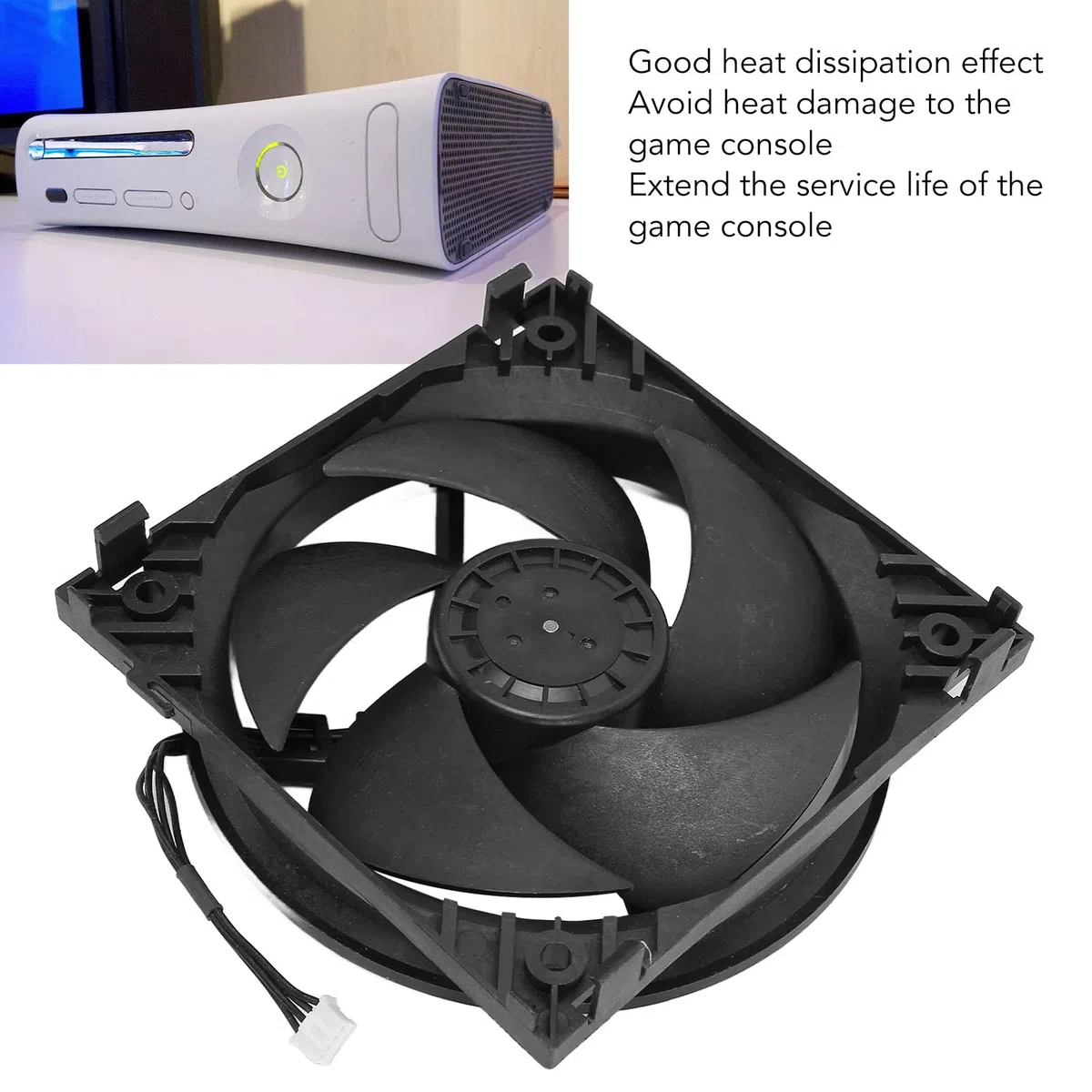 Reemplazo para Xbox One para Consola Xbox One Cooling Fan, Game Console Internal Cooler Fan, Heat Disipador Fan para Xbox One, Fácil de Instalar y Usar