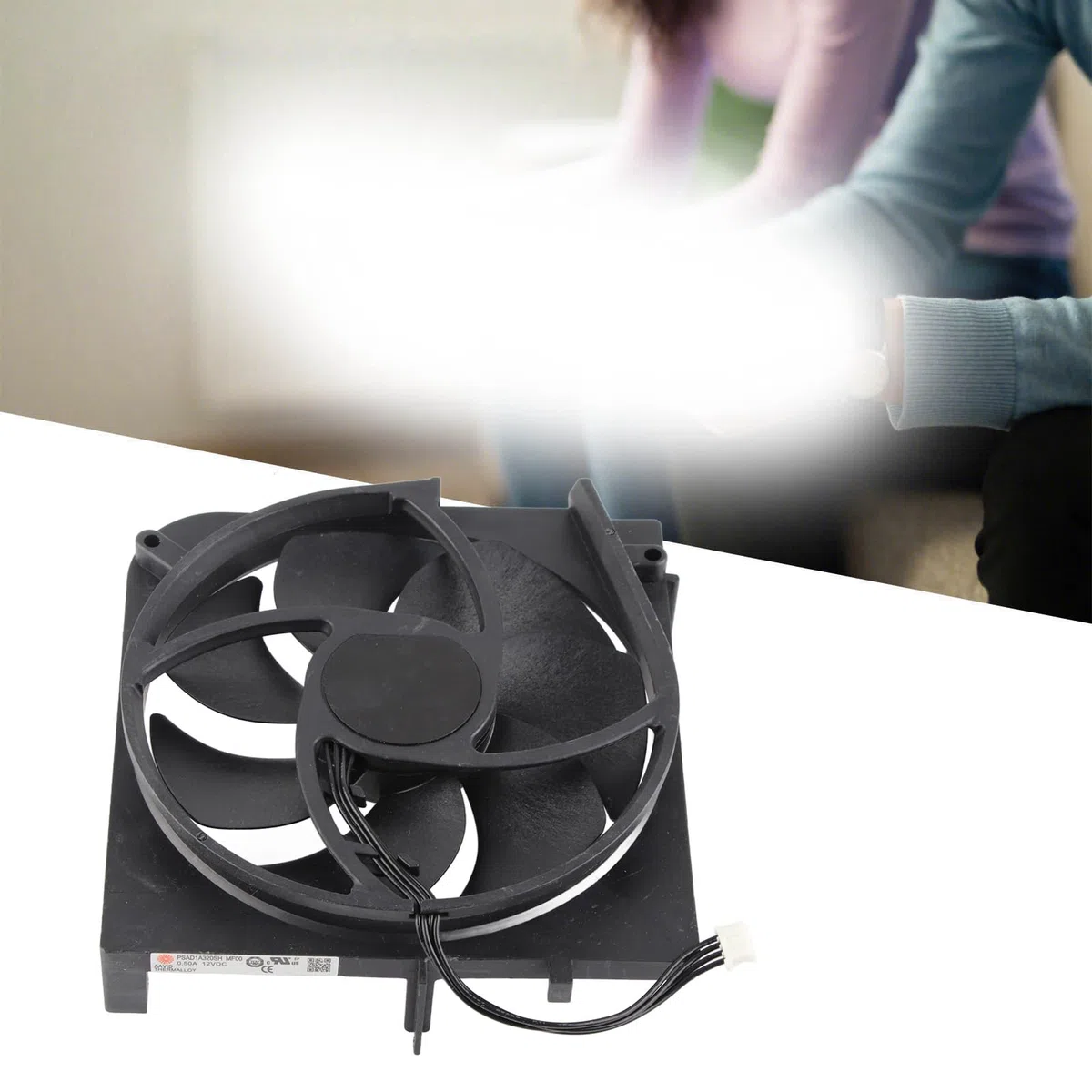 Ventilador de Refrigeración Interno del Juego, Conexión de Alimentación de 4 Pines, Consola de Juegos de Repuesto, Ventilador Integrado para Xbox Series S, Ventilador de Refrigeración Interno