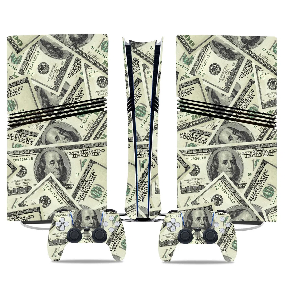 para PS5 Pro Skin Digital Edition Consola Controlador Fundas Vinilo Envolturas Resistentes Los Arañazos Compatible para PS5 Digital Edition Pro 40036 Envolturas Piel Regalo