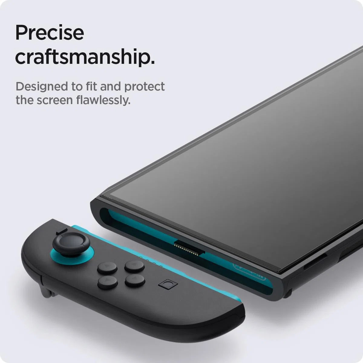 Spigen Glas.tR EZ Fit Protector Pantalla para Nintendo Switch 2, 2 Unidades, Instalación Fácil, Dureza 9H, Alta-Definición