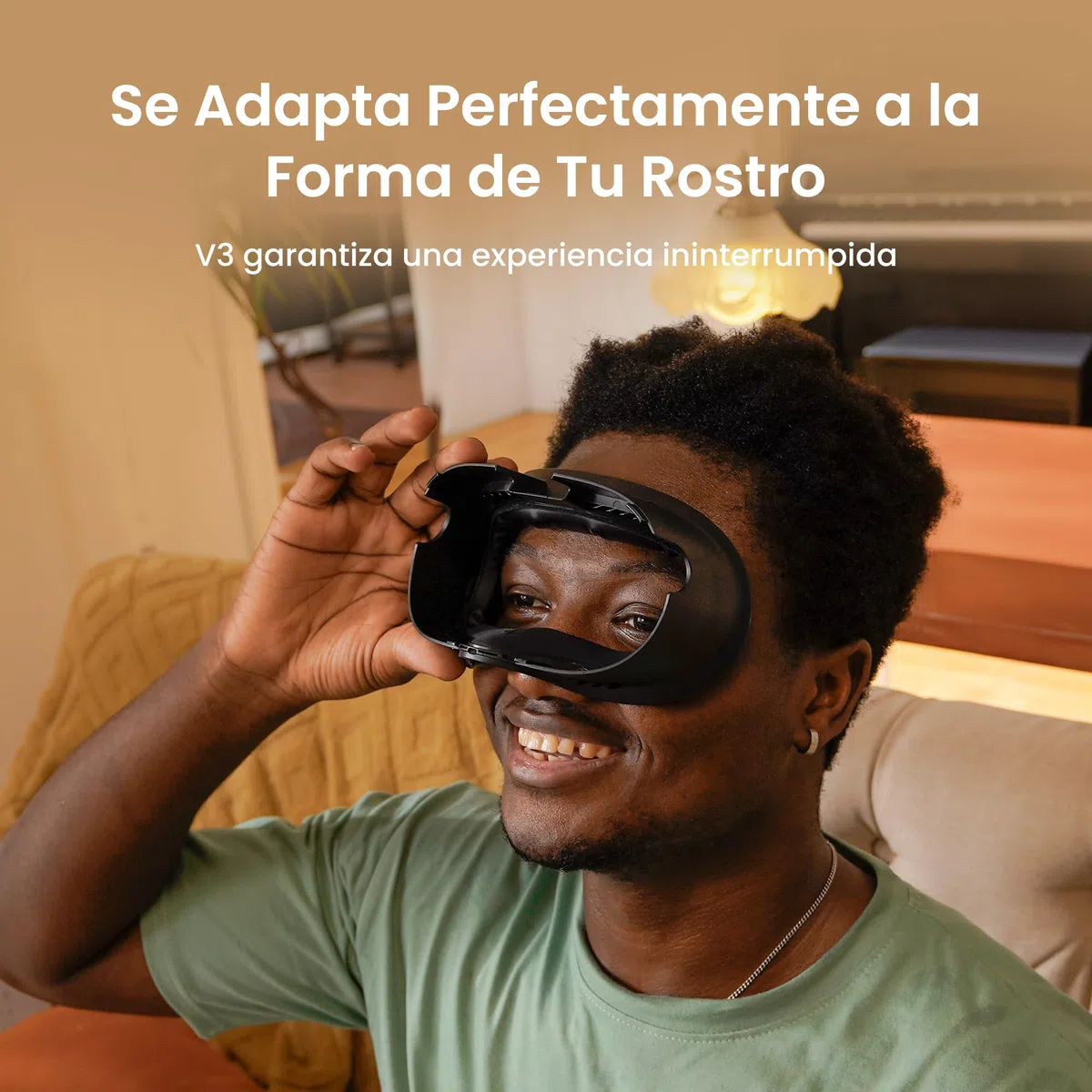KIWI design V3 Interfaz Facial, Almohadilla Facial Compatible con Accesorios Meta Quest 3, NO para Quest 3S