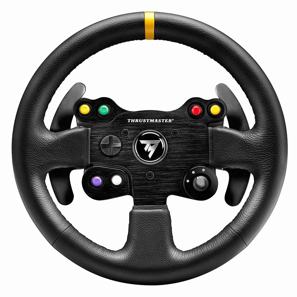Thrustmaster 4060057 mando y volante PC, Playstation 3, PlayStation 4, Xbox One Negro - Volante/mando (Volante, PC, Playstation 3, PlayStation 4, Xbox One, Digital, Alámbrico, Negro, Cuero)