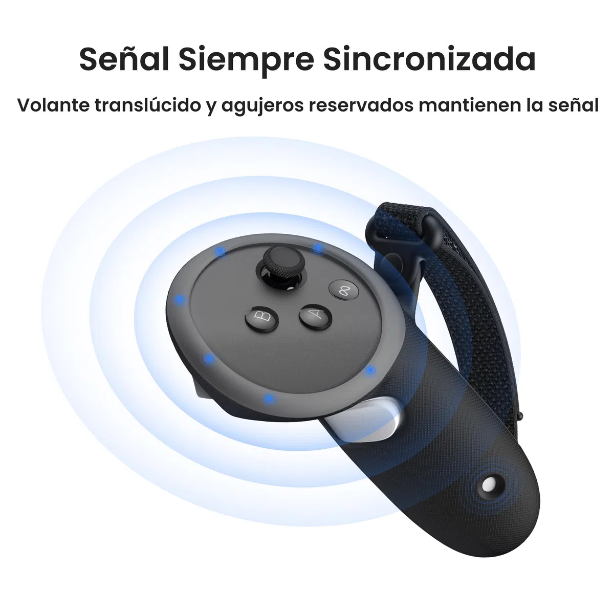KIWI design G4 Pro Empuñaduras de Controlador Compatibles con Meta Quest 3/3S, Acreditadas por Meta