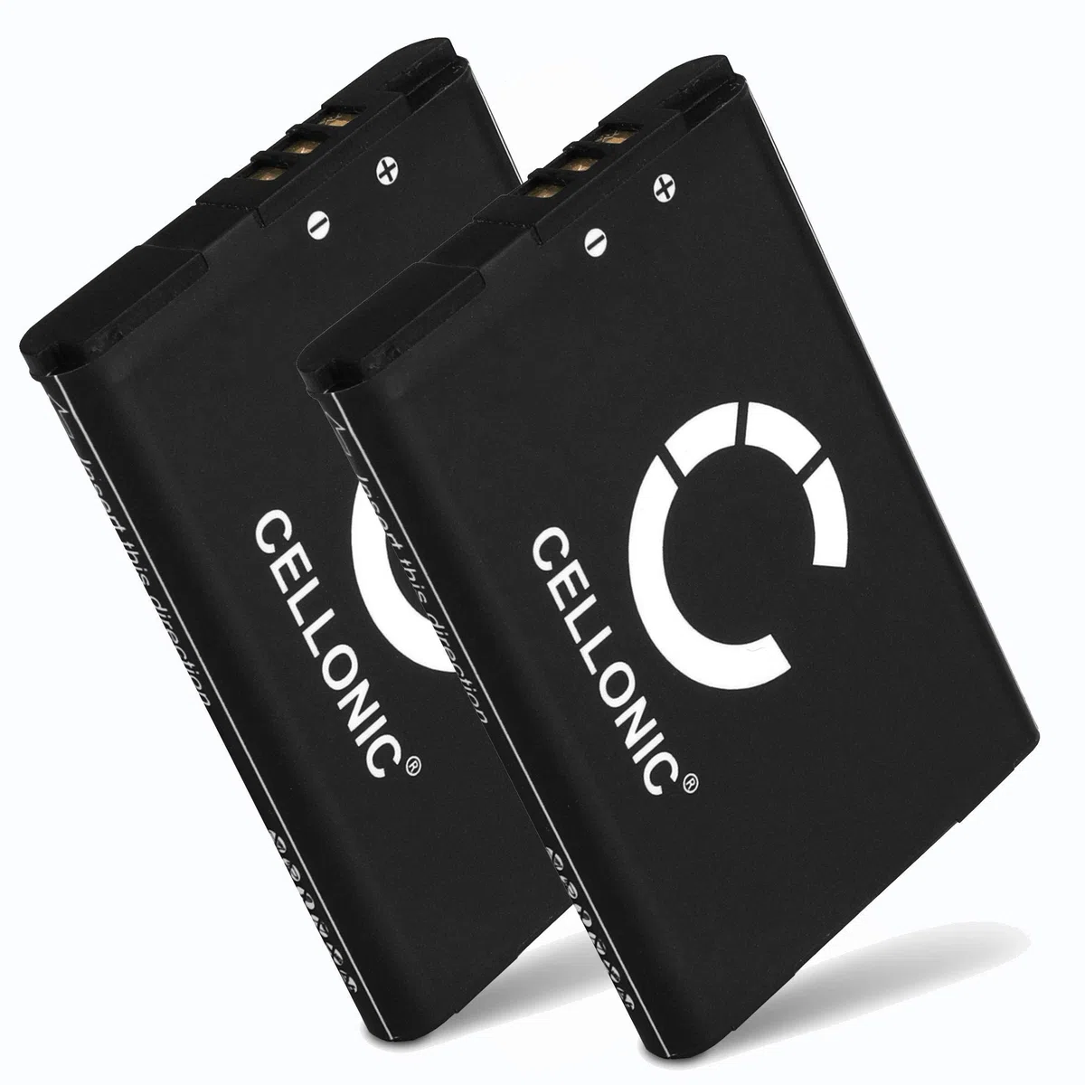 CELLONIC 2X Batería para Videoconsola Compatible con Nintendo 3DS, 2DS, Switch Pro Controller, CTR-003 - (1300mAh, 3.7V)