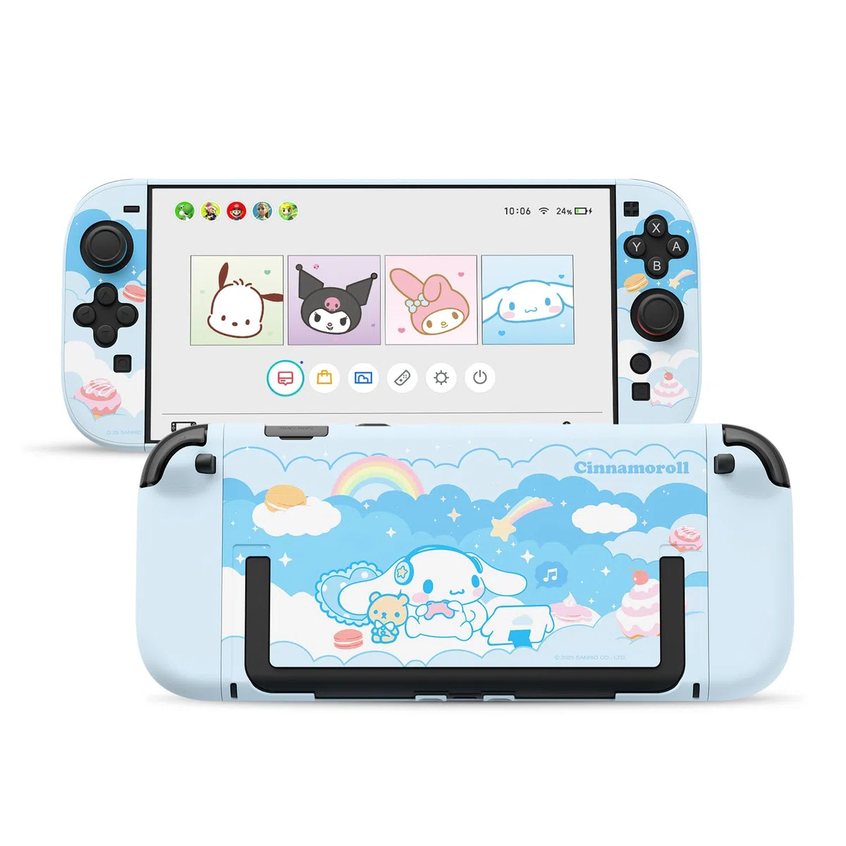 Kuitmor Funda protectora Compatible con Switch 2 Modelo 2025, Funda protectora rígida para PC Dockable a prueba de arañazos y golpes diseñada para Switch 2025 - DEG