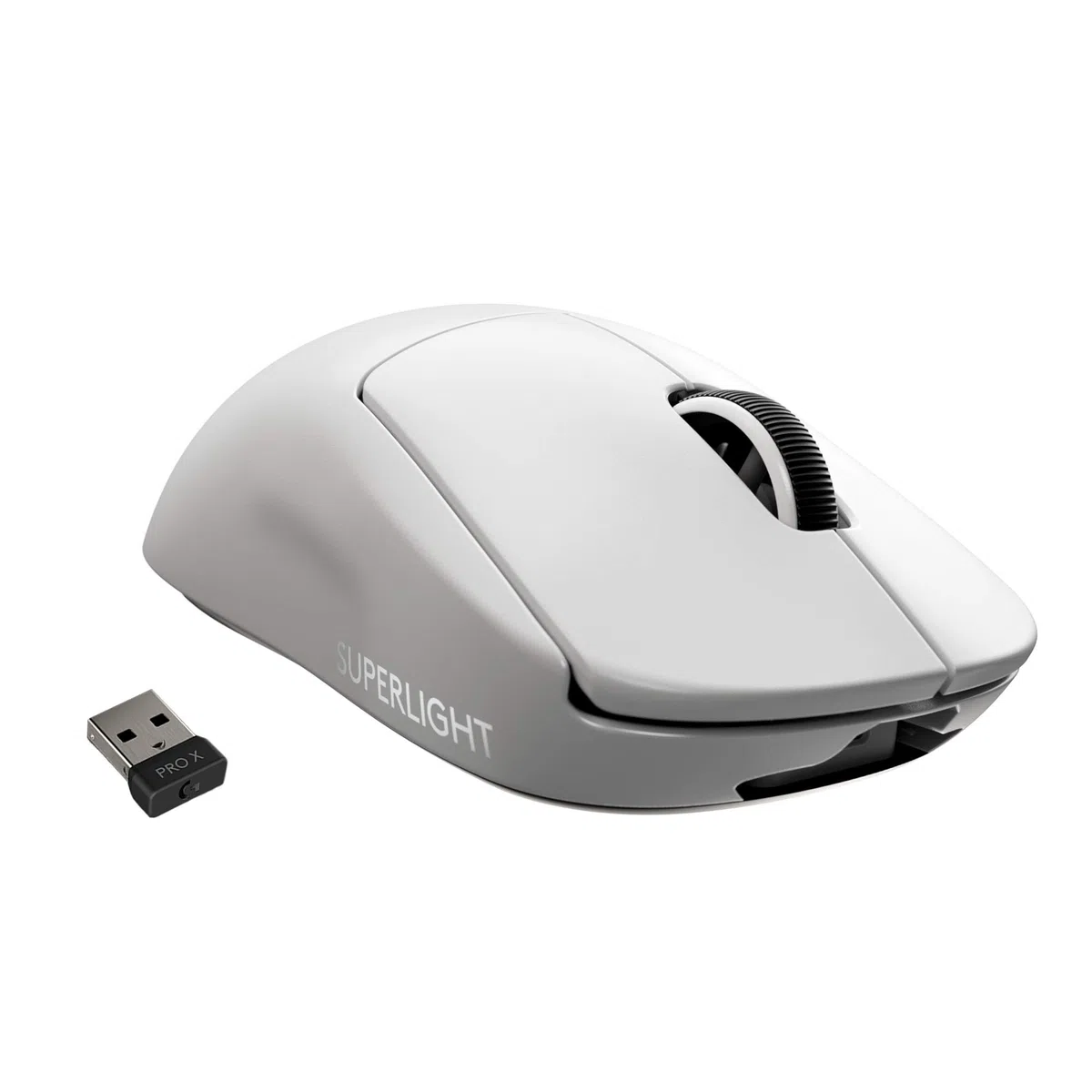Logitech G Pro X Superlight Ratón Gaming Inalámbrico, Captor Hero 25K, 25,600 dpi, Ultraligero con 63g, Peso Reducido, 5 Botones Programables, Batería Larga Duración, PC/Mac - Blanco