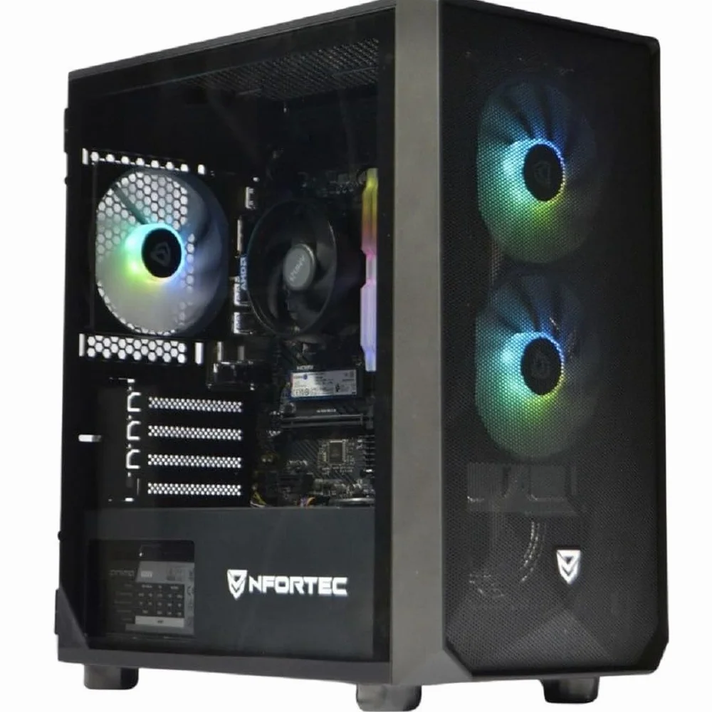 PC Gaming • TrendingPC • AMD Ryzen 7 5700g Pro 8X 3,80Ghz • 32Gb RAM DDR4 RGB • 1tb m.2 SSD • Tarjeta gráfica AMD Radeon Vega 8 Graphics • Windows 11 Pro • WiFi 6 & Bluetooth • USB 3.0 • pc Gamer