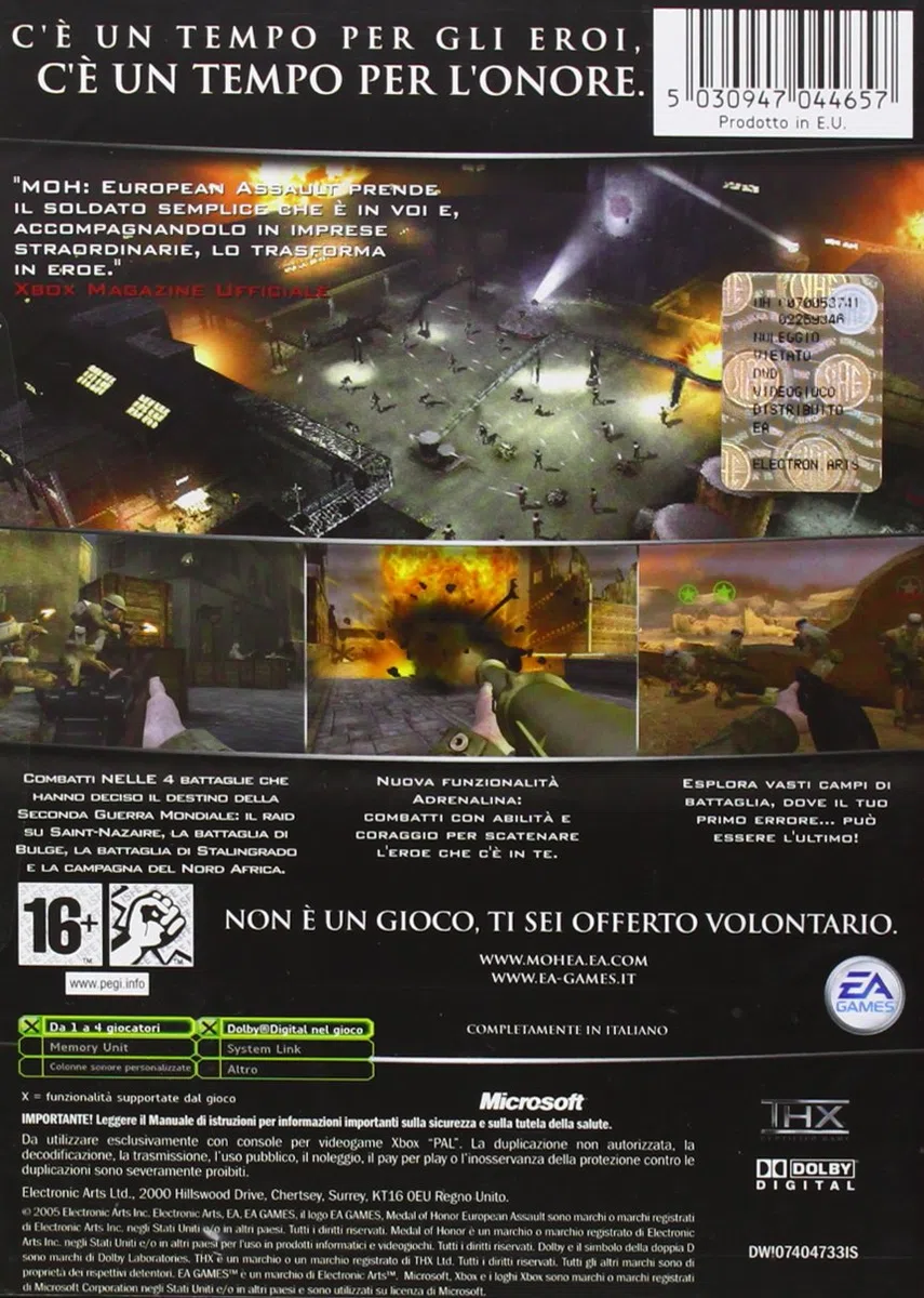 Medal Of Honor: European Assault [Importación italiana]