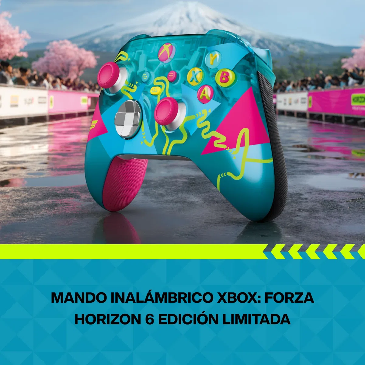 Xbox Mando inalámbrico Forza Horizon 6 Edición limitada Series X|S, One, PC y dispositivos habilitados para la nube
