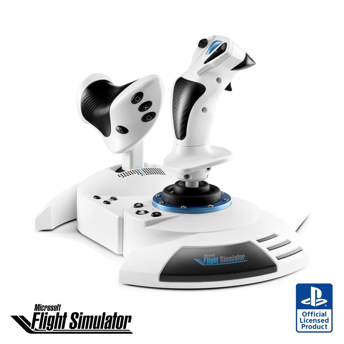 Thrustmaster T.Flight Hotas 5 Microsoft Flight Simulator Edition - Joystick de Vuelo, Mando de Potencia y Controlador de Simulación con Licencia Oficial de Microsoft Flight Simulator para PS5, PS4, PC