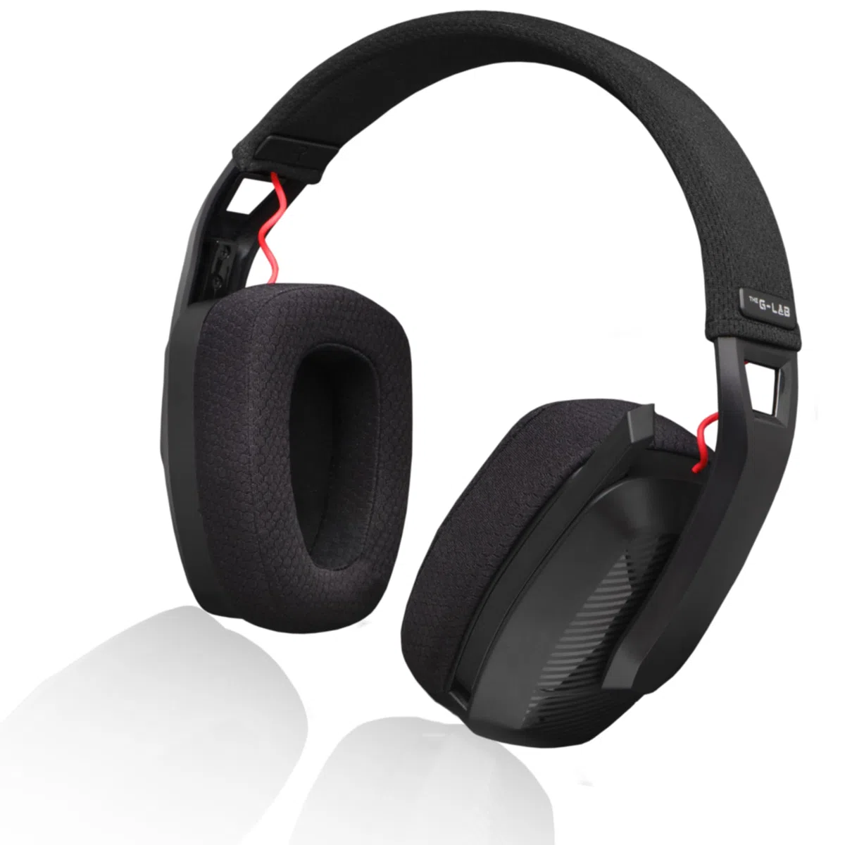 The G-Lab - Korp Platinium - Cascos Gaming inalambricos PC/PS4/PS5 - Auriculares Gaming Triple Modo Bluetooth/2.4Ghz/con Cable - Audio Estéreo, Baja Latencia, Duración 45h – Nuevo