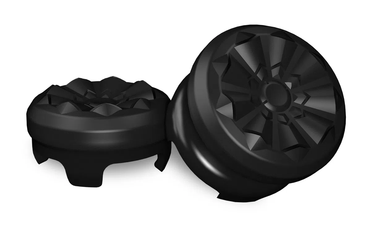 KontrolFreek Aim Boost Kit para Mando de PlayStation 5 (PS5) y PlayStation 4 (PS4) | Incluye palancas de Rendimiento y Anillos de precisión | Black Galaxy Edition