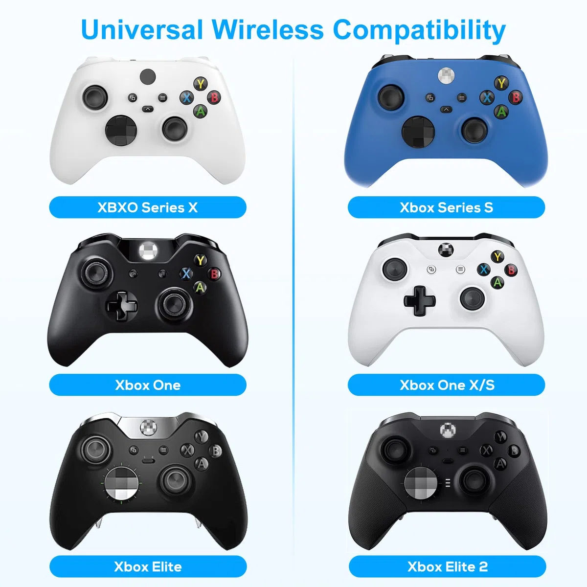 Teclado para Xbox Series X/S/Xbox One/One X/S, Elite One/2, teclado inalámbrico Bluetooth con receptor USB, altavoz integrado y conector de audio de 3.5 mm para Xbox (controlador no incluido)