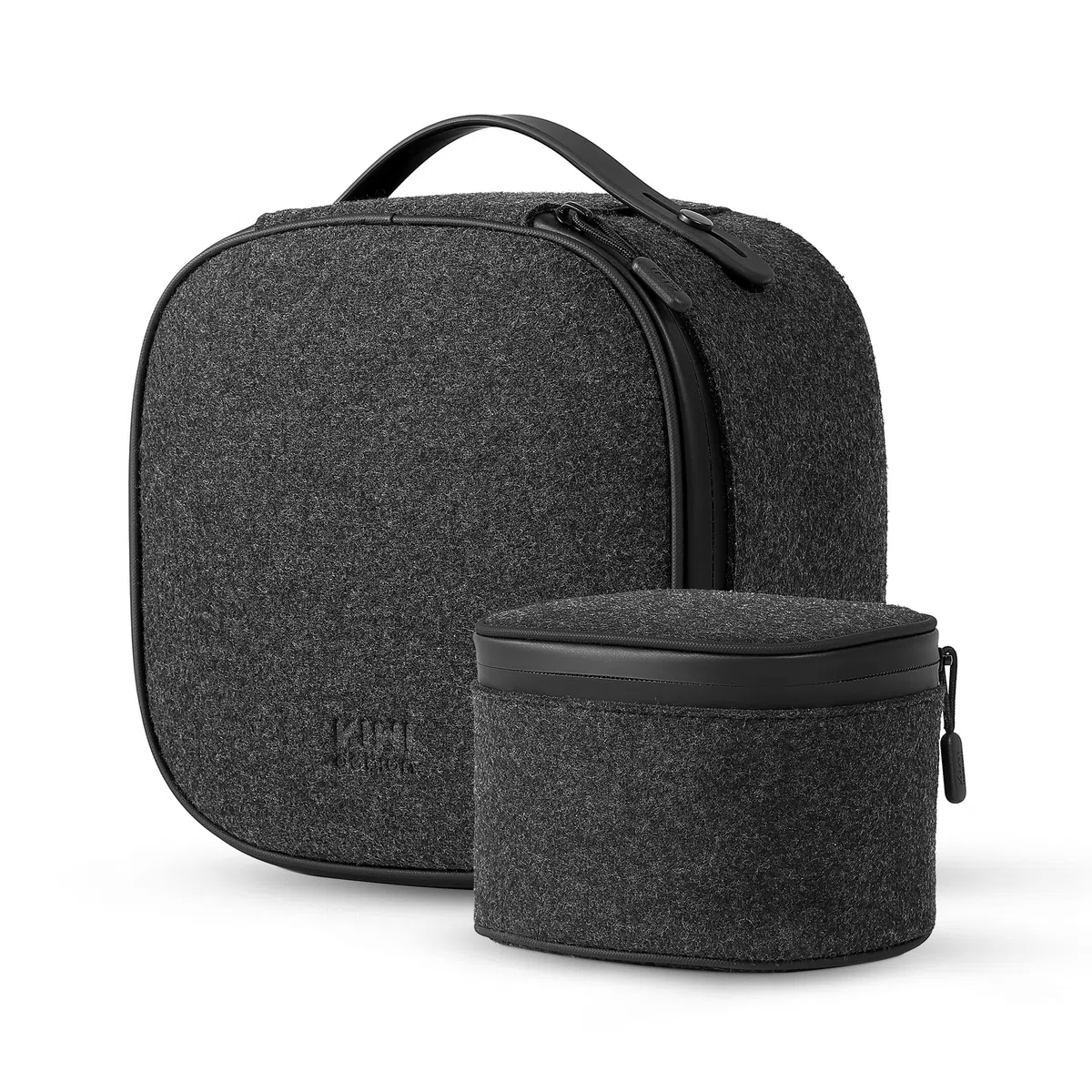 KIWI design P4 Juego de Estuches de Portátiles de Dos Piezas Válido con Meta Quest 3S/Quest 3/Quest 2/Vision Pro y Accesorios para Controladores Táctiles, No Válido con Correas Elite/Halo o de Batería