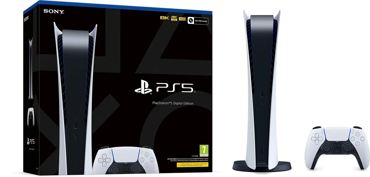 Playtation 5 Digital Edition PS.5 Consola (Disco*Free)- U Deal