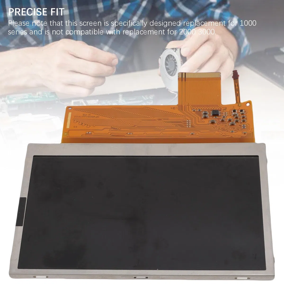 Generic El Vibrante Reemplazo de Pantalla LCD para El Panel de Visualización Portátil 1000-1004 a Prueba de Rayones Mejora la Experiencia del Usuario para Profesionales