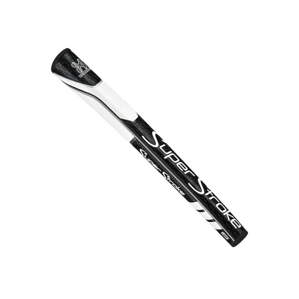 SuperStroke 1.0PT Agarre para Putter de Golf, Negro/Gris