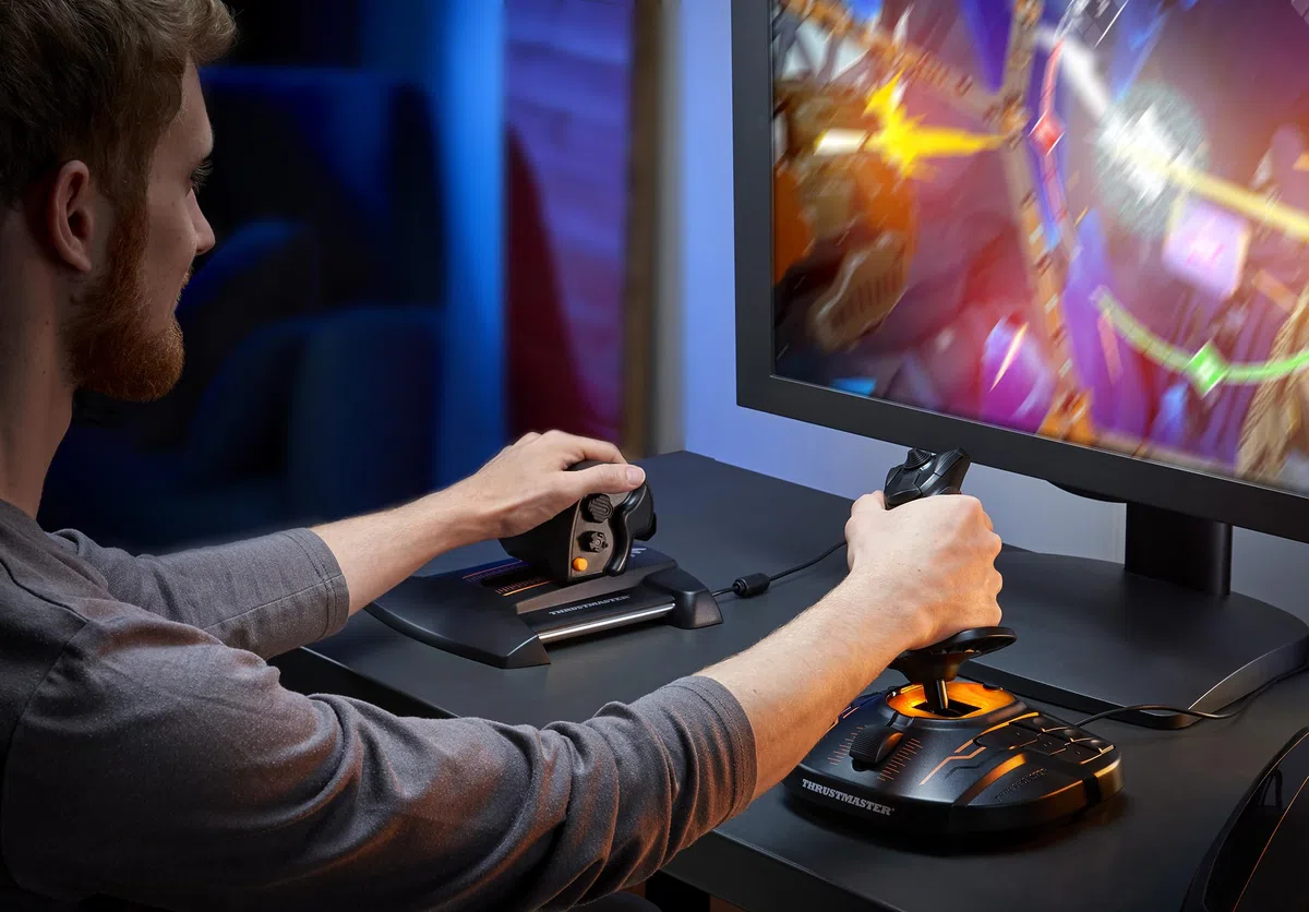 Thrustmaster T.16000M FCS HOTAS - Joystick y Mando de Potencia para PC (Tecnología Magnética H.E.A.R.T, Raíles Deslizantes S.M.A.R.T, 30 Botones, Ideal para Flight Simulator y Star Citizen)