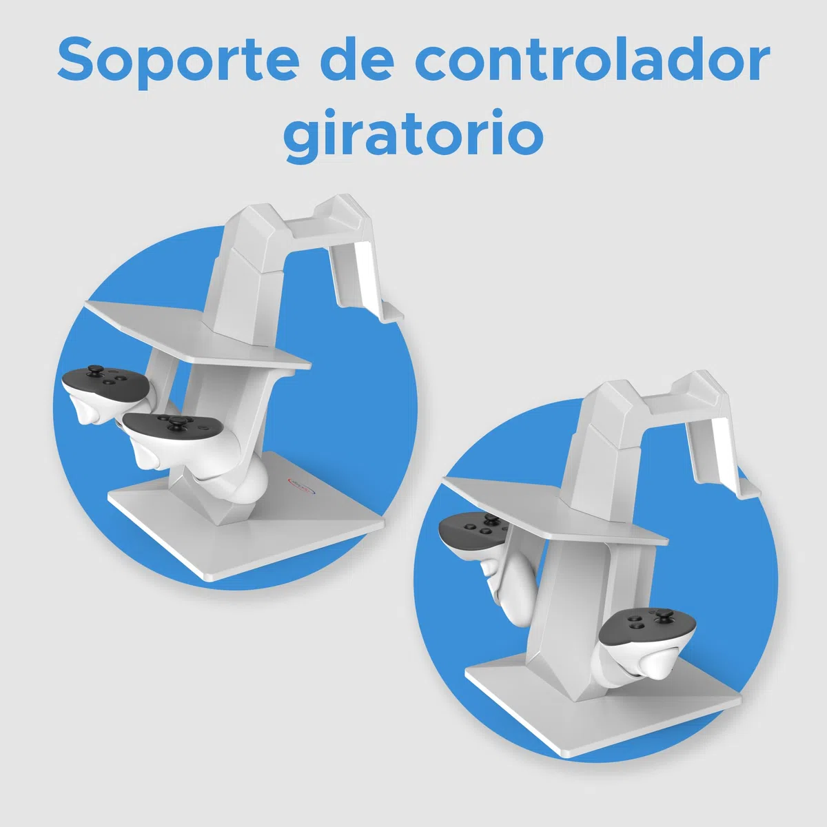 Digicharge Soporte de Auriculares VR para Meta Quest 3S, Quest 3, Oculus Quest 2 VR Mount Display Storage para Auriculares y Controladores táctiles