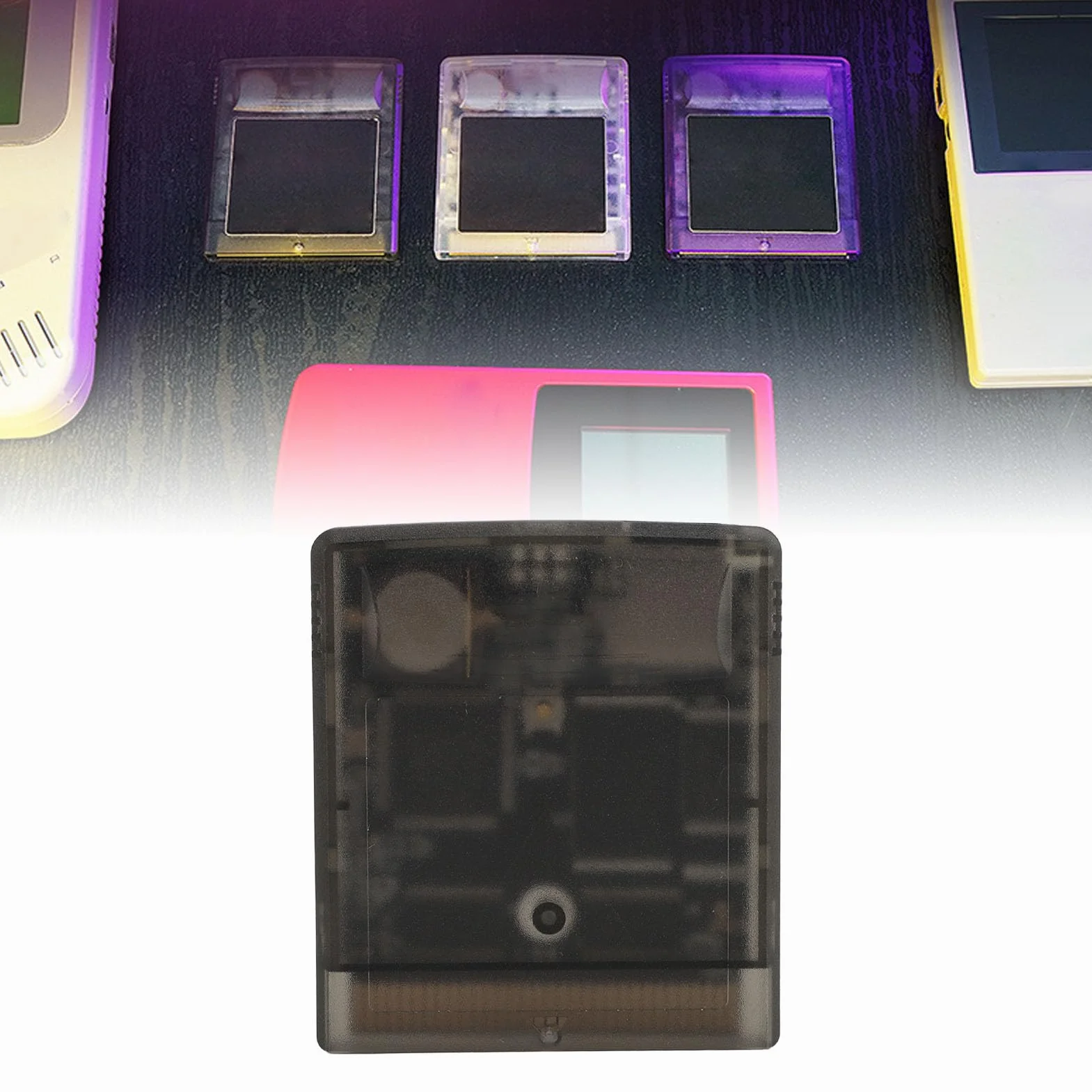 Tarjeta de Memoria Flash para Gameboy Color, Cartucho de Vídeo de Juego 1000 en 1, Tarjeta de Memoria 8G para Gameboy Advance SP con Personalización A B, Batería de Larga