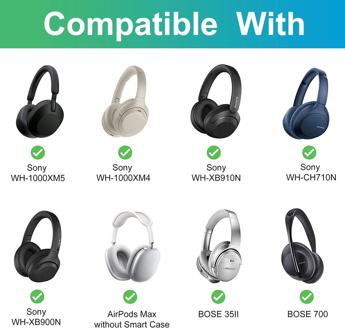XANAD Funda para JBL Tune, JBL Live, Sony, Beats, Philips, Bose, Panasonic, Xbox Wireless SteelSeries, Razer Headset Bluetooth Headphones Portátil Bolsa（Grey）