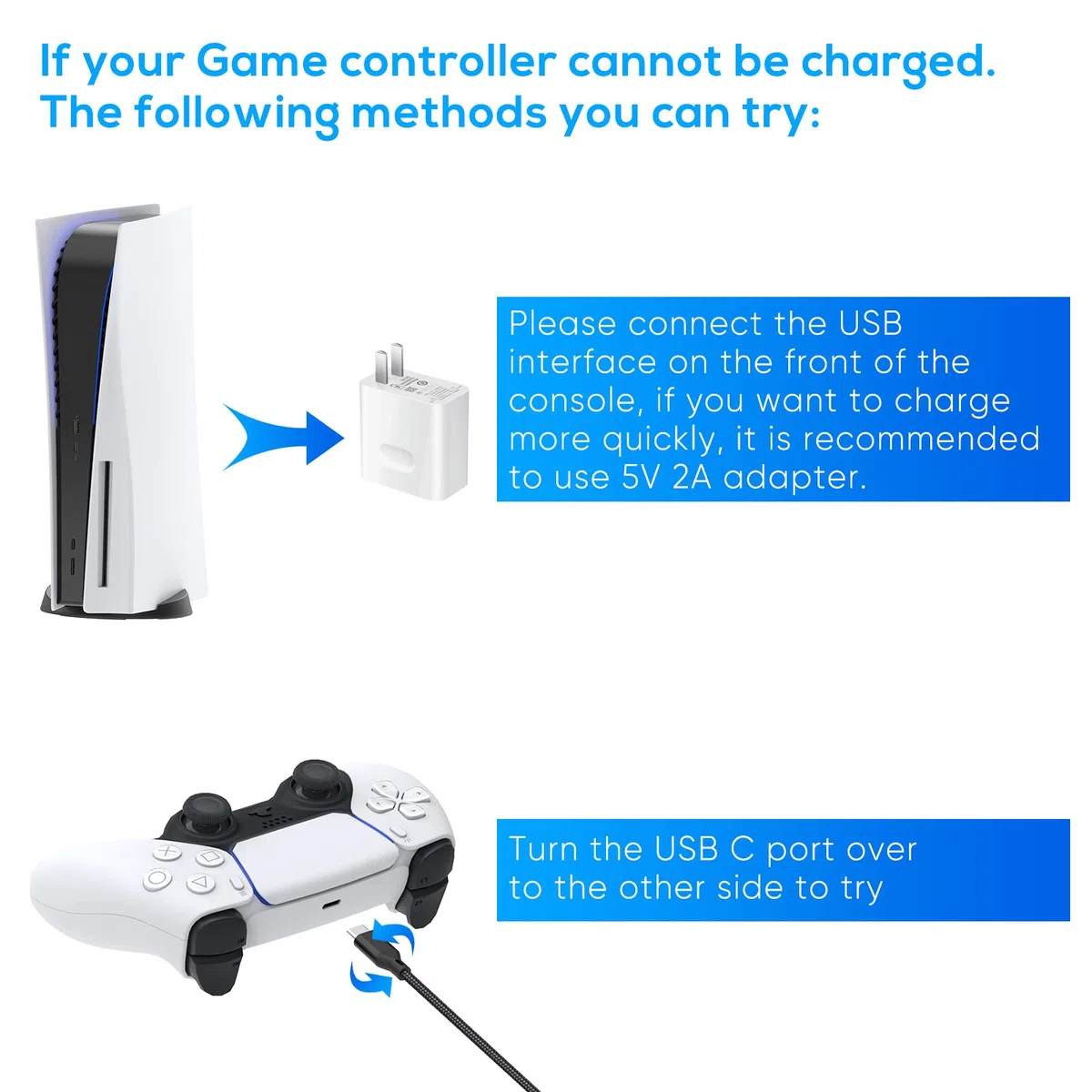 FYOUNG Cable USB C para mandos de PS5 DualSense, Xbox Series, Nintendo Switch, OLED/Switch Lite, color negro