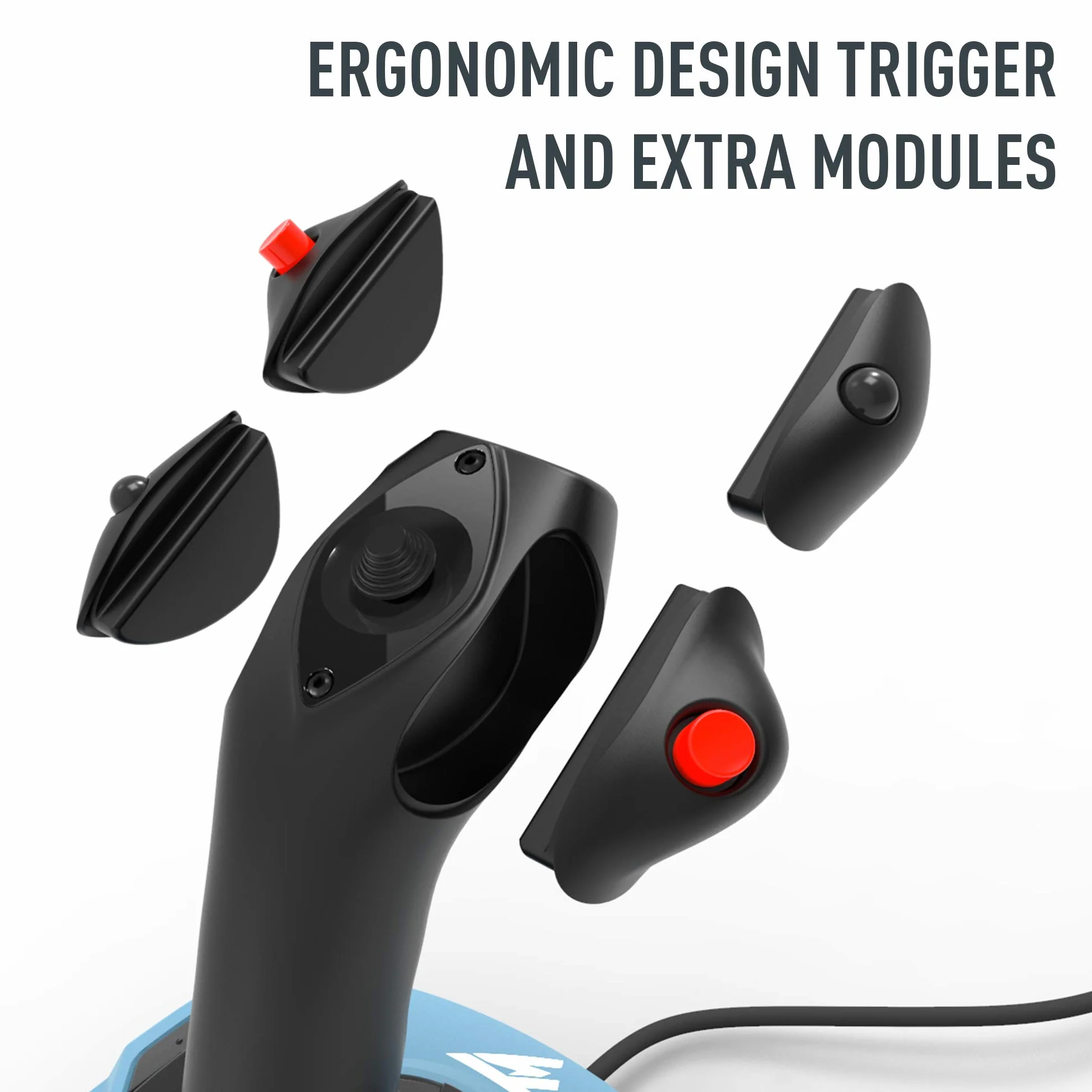 Thrustmaster TCA Captain Pack Airbus Edition Réplicas ergonómicas - Compatible con PC