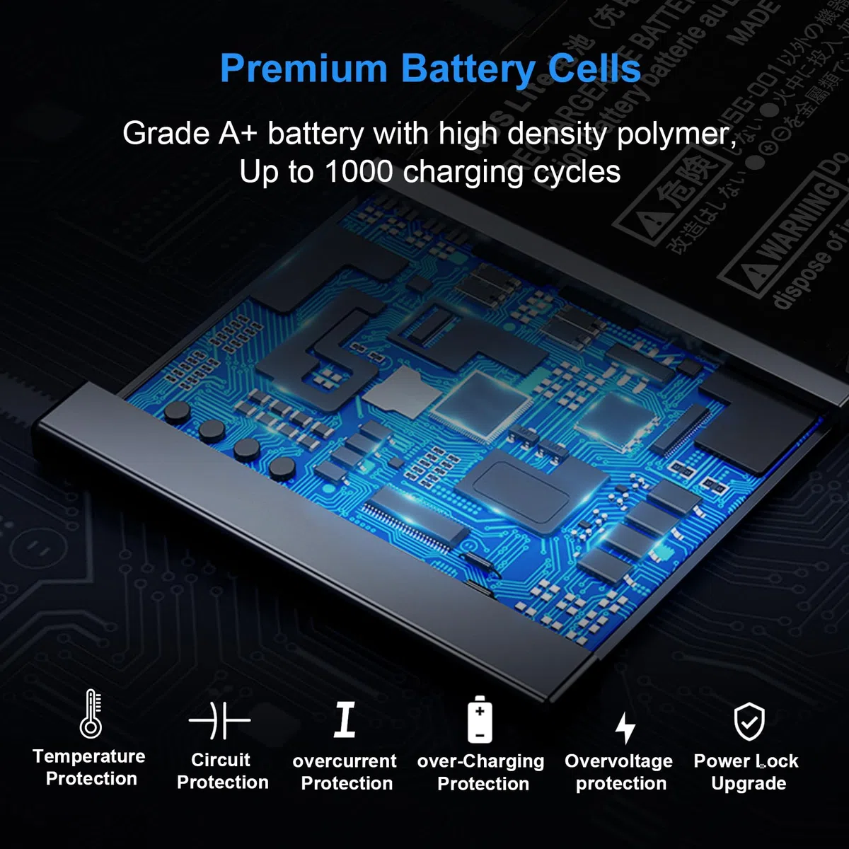 Batería para Nintendo DS Lite NDS Lite, 2000 mAh, USG-003, batería recargable de iones de litio de 3,7 V, repuesto para Nintendo DSL NDSL, no para DSi, DSi XL, DSi LL