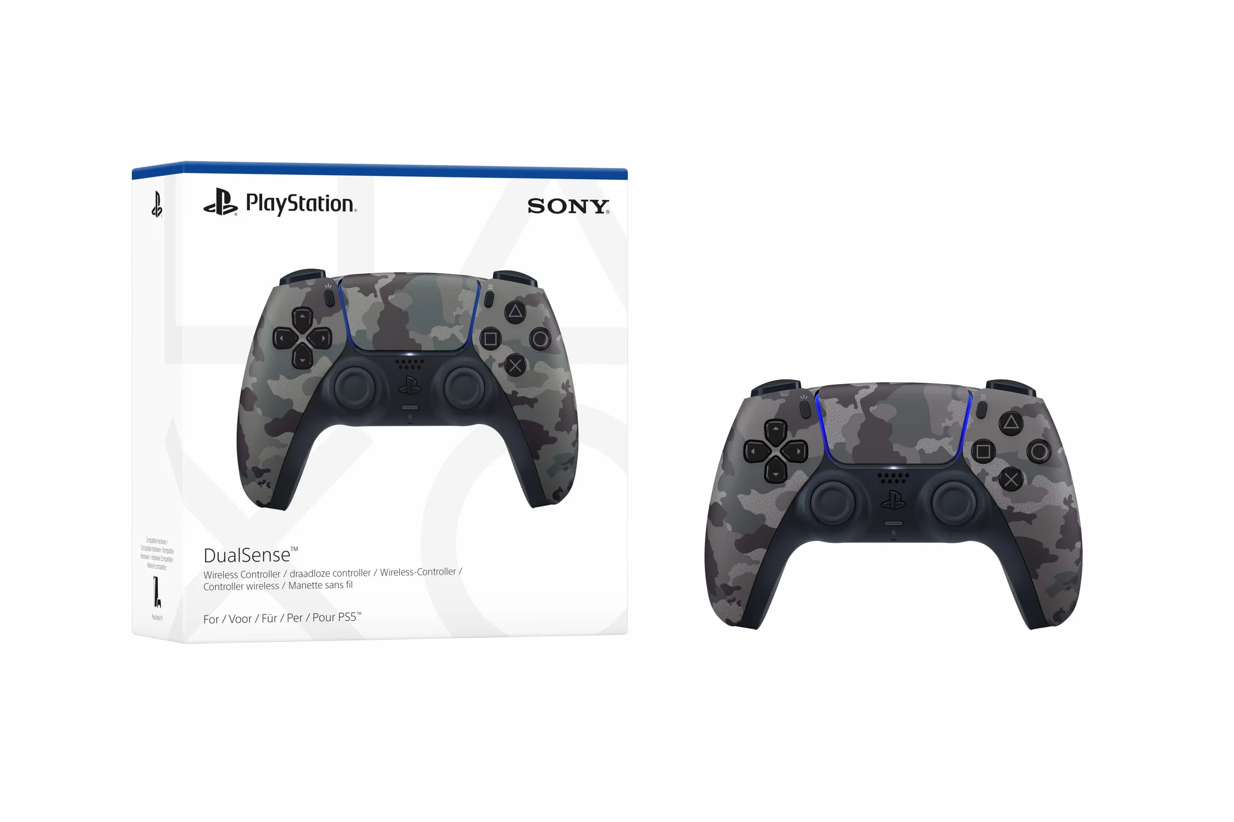 Sony Dualsense Wireless Controller PS5 - Grey Camo