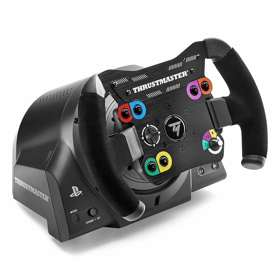 Thrustmaster TM Open Wheel Add-On - Aro de Volante Desmontable (Estilo F1 / GT, Grip de Ante, Levas de Metal, Compatible con PS5, Xbox y PC) Negro