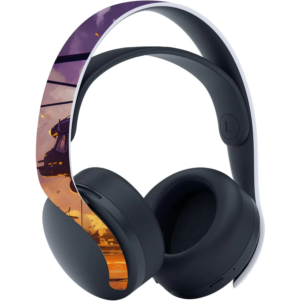 PlayVital Calcomanía Vinilo para ps5 Edición Disc - Pegatina Completa para Consola, Control, Estación de Recarga, Control Remoto y Audífonos, Skins Cubierta Protectora Adhesiva(Amanecer)