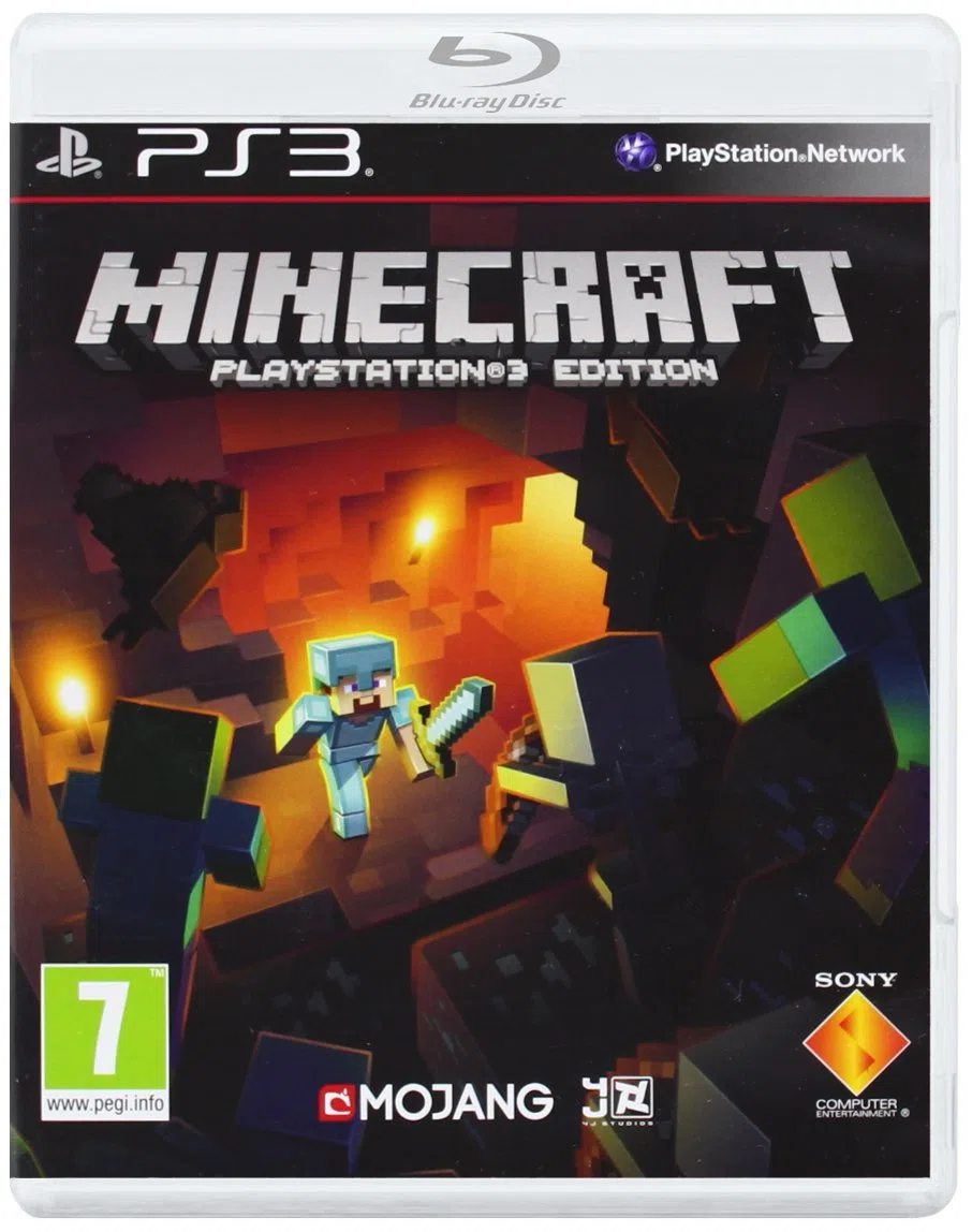 Sony CEE Games (Old Gen) Minecraft - Edición Estándar, PlayStation 3, Disco, Versión 117