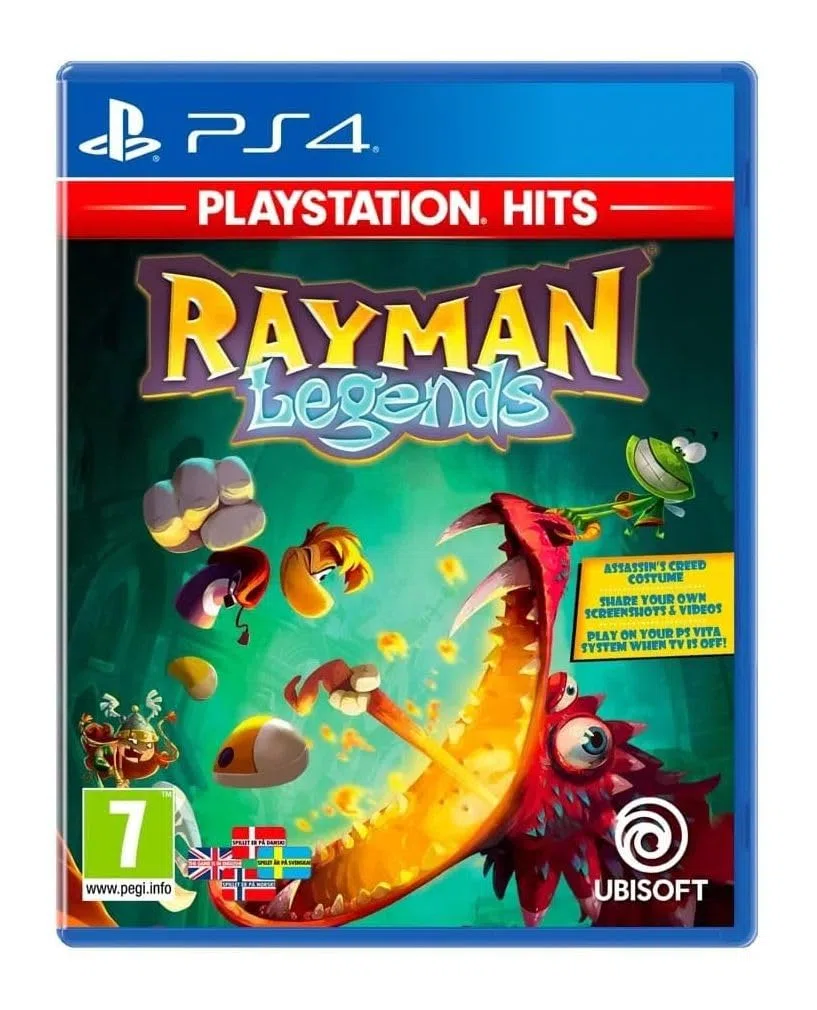 Ubisoft Rayman Legends, PlayStation 4 Básico PlayStation 4 Inglés vídeo - Juego (PlayStation 4, PlayStation 4, Plataforma, Modo multijugador, E10 + (Everyone 10 +), Soporte físico)