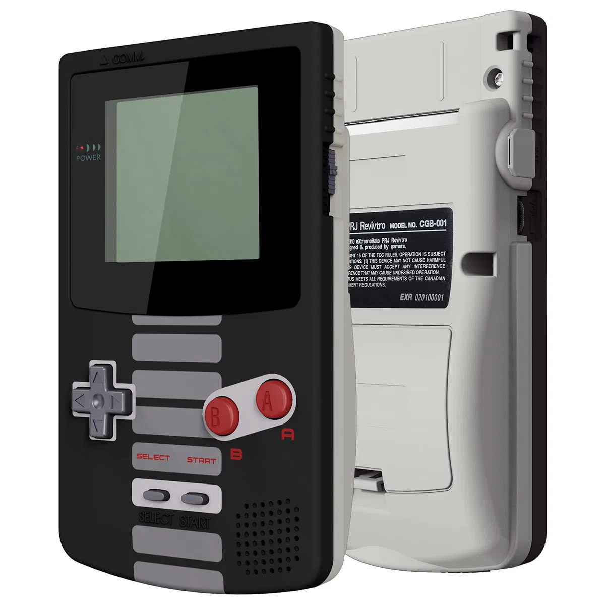 eXtremeRate Carcasa IPS Ready para Game Boy Color (GBC), Compatible con OSD IPS y Pantalla LCD Estándar, Funda con Botones para Game Boy - No Incluye Consola ni Pantalla, Clásicos NES