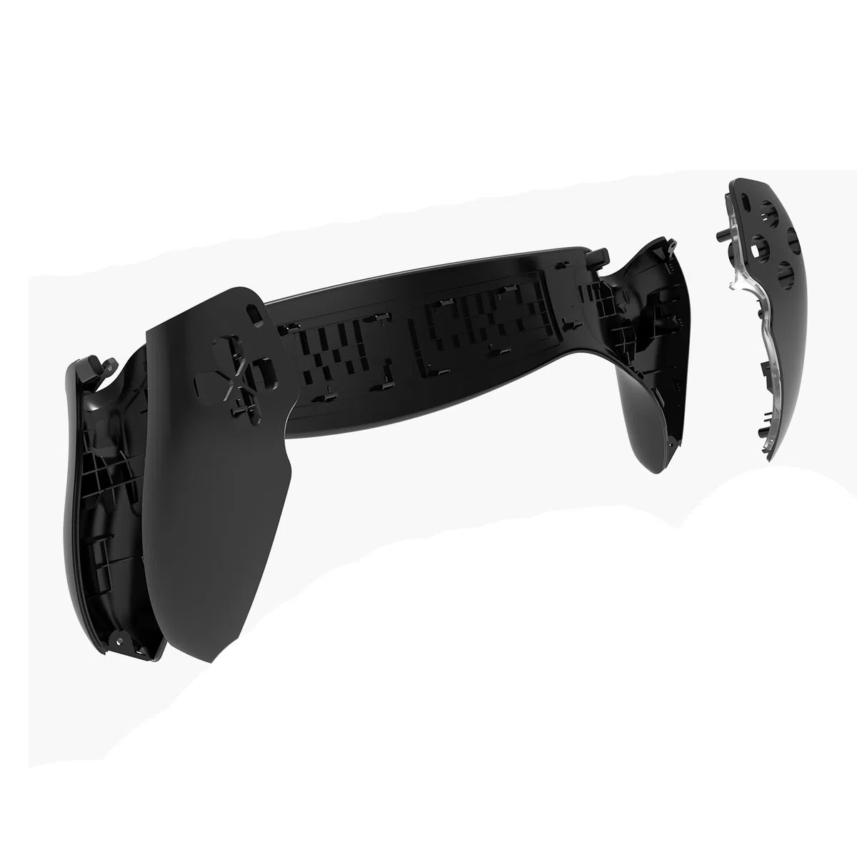 Compatible con Sony Play Station Portal/PS Portal, carcasa de repuesto para consola de juegos PS Portal, carcasa protectora (negro)