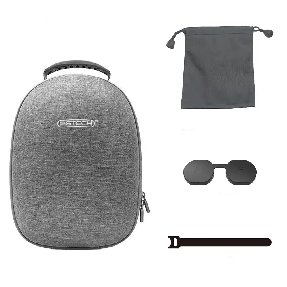 Funda de Transporte para PS VR2 – Funda de Mano rígida de EVA portátil con Cubierta Protectora de Lente para PlayStation VR2 Accesorios de Juego, para Viajes y Almacenamiento en el hogar, Gray,