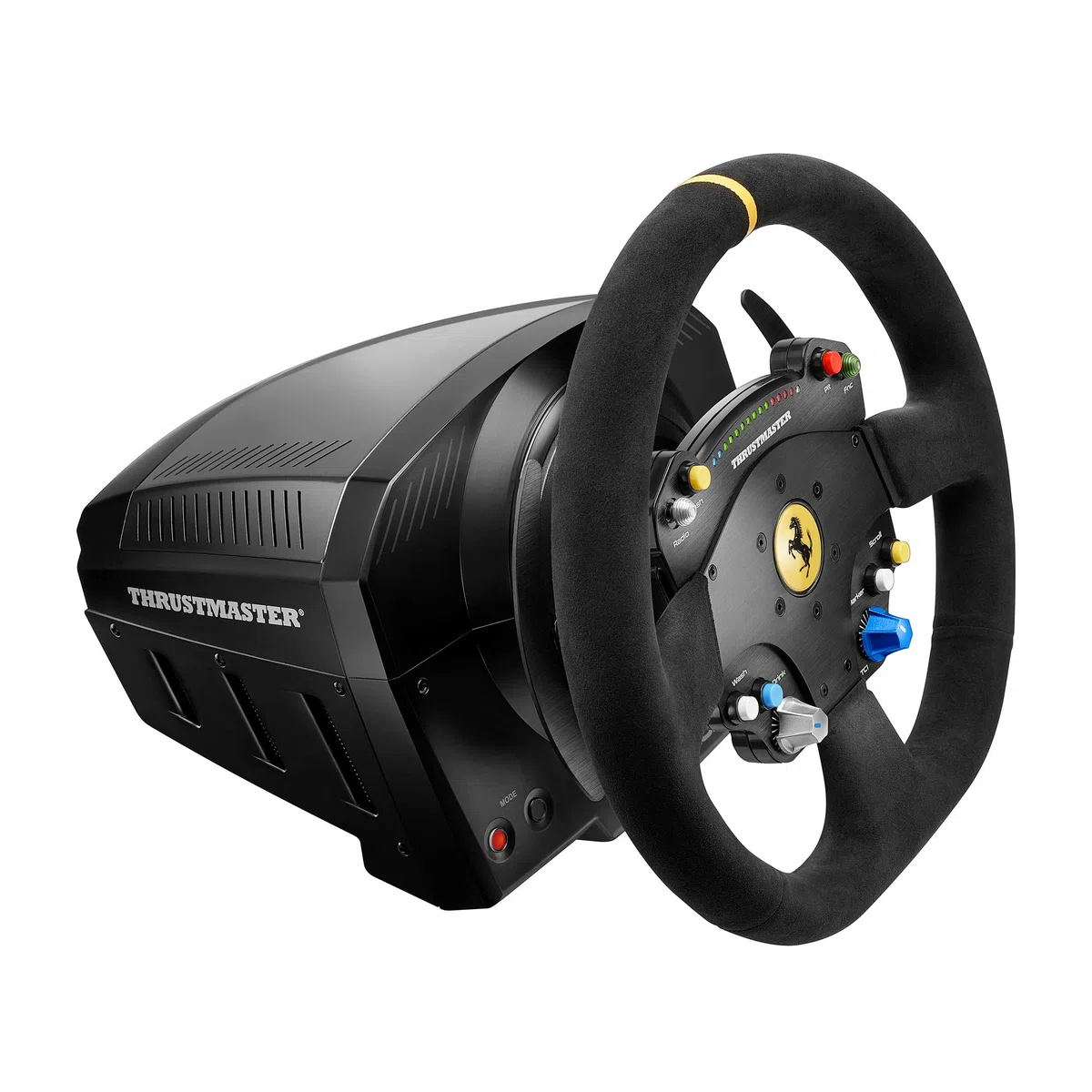 Thrustmaster TS-PC Racer - Volante Profesional con Force Feedback de 2ª Generación, Frontal de Metal, 25 Botones de Acción, LEDs de Revoluciones, Fuente de Alimentación Turbo, PC